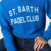 Herrenpullover mit Jacquard-Aufdruck des St. Barth Padel Club