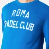 Herrenpullover mit Roma Padel Club-Jacquard-Print