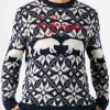 Herrenpullover mit Rundhalsausschnitt und norwegischem Muster