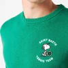 Herrenpullover mit Rundhalsausschnitt und Snoopy-Tennis-Jacquard-Print | SNOOPY – ©PEANUTS SONDERAUSGABE