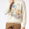 Herren-Pullover mit Rundhalsausschnitt und Jacquard-Print der Simpson-Familie | DIE SIMPSONS-SONDERAUSGABE