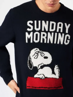 Herrenpullover mit Snoopy Sunday Morning-Aufdruck | SNOOPY – PEANUTS™ SONDEREDITION