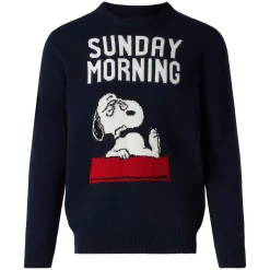 Herrenpullover mit Snoopy Sunday Morning-Aufdruck | SNOOPY – PEANUTS™ SONDEREDITION