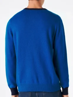 Herrenpullover mit Toy Boy-Stickerei