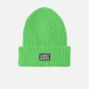 Herren-Strickmütze in Neongrün