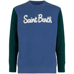 Herren-Sweatshirt mit Strickärmeln