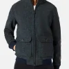 Herren-Thermojacke in Melangeblau