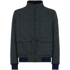Herren-Thermojacke in Melangeblau