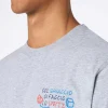 Herren-T-Shirt Arnott aus schwerer Baumwolle mit Stickerei „Col ghiaccio ci faccio lo Spritz“ | INSULTI LUMINOSI SPECIAL EDITION