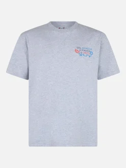Herren-T-Shirt Arnott aus schwerer Baumwolle mit Stickerei „Col ghiaccio ci faccio lo Spritz“ | INSULTI LUMINOSI SPECIAL EDITION