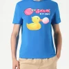 Herren-T-Shirt aus Baumwolle mit Enten- und Big-Babol-Aufdruck | GROSSE BABOL® SONDEREDITION