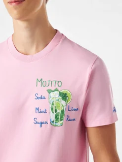 Herren-T-Shirt aus Baumwolle mit Mojito-Aufdruck