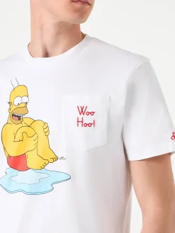 Herren-T-Shirt aus Baumwolle mit Homer-Aufdruck | DIE SIMPSONS-SONDERAUSGABE
