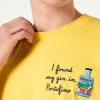Herren-T-Shirt aus Baumwolle mit der Stickerei „ I found my gin in Portofino“ | PORTOFINO DRY GIN SONDEREDITION