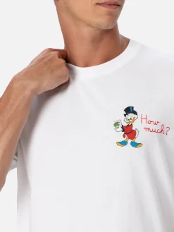 Herren-T-Shirt aus Baumwolle mit Scrooge-Aufdruck und Stickerei | ©DISNEY SONDEREDITION