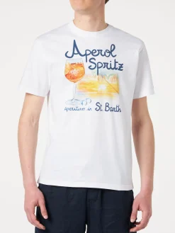 Herren-T-Shirt aus Baumwolle mit „Aperol Spritz Venice“-Aufdruck | APEROL SONDEREDITION