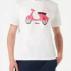 Herren-T-Shirt aus Baumwolle mit Vespa-Aufdruck | VESPA® SONDEREDITION