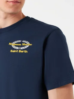 Herren-T-Shirt aus Baumwolle mit Magnum Marine-Aufdruck | MAGNUM MARINE SONDEREDITION