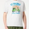 Herren-T-Shirt aus Baumwolle mit St. Tropez-Vespa-Aufdruck | VESPA® SONDEREDITION