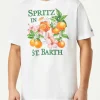 Herren-T-Shirt aus Baumwolle mit buntem Aufdruck
