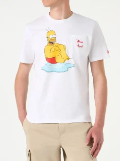 Herren-T-Shirt aus Baumwolle mit Homer-Aufdruck | DIE SIMPSONS-SONDERAUSGABE