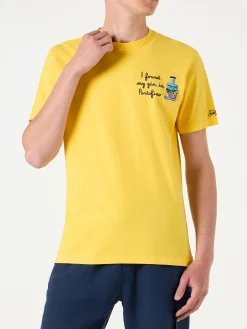 Herren-T-Shirt aus Baumwolle mit der Stickerei „ I found my gin in Portofino“ | PORTOFINO DRY GIN SONDEREDITION