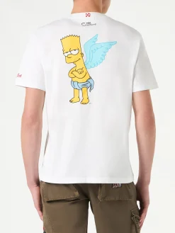 Herren-T-Shirt aus Baumwolle mit Bart-Engel-Aufdruck | DIE SIMPSONS-SONDERAUSGABE