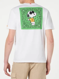 Herren-T-Shirt aus Baumwolle mit Bandanna-Snoopy-Aufdruck | SNOOPY – PEANUTS™ SONDEREDITION