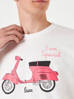 Herren-T-Shirt aus Baumwolle mit Vespa-Aufdruck | VESPA® SONDEREDITION