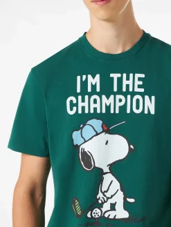 Herren-T-Shirt aus Baumwolle im Vintage-Stil mit Snoopy-Aufdruck | SNOOPY – PEANUTS™ SONDEREDITION