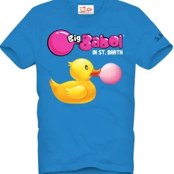 Herren-T-Shirt aus Baumwolle mit Enten- und Big-Babol-Aufdruck | GROSSE BABOL® SONDEREDITION