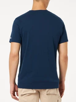 Herren-T-Shirt aus Baumwolle im Vintage-Stil mit St. Barth Padel Club-Aufdruck