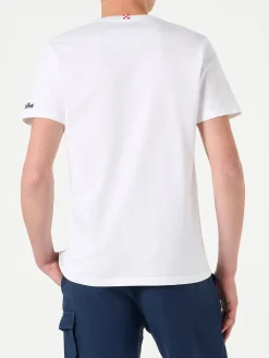 Herren-T-Shirt aus Baumwolle mit Spritz-Tasche | APEROL SONDEREDITION