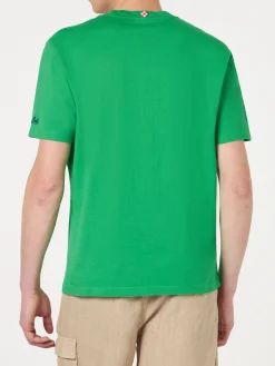 Herren-T-Shirt aus Baumwolle mit Ibiza-Vespa-Aufdruck | VESPA® SONDEREDITION
