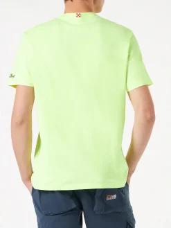 Herren-T-Shirt aus Baumwolle mit „Let the Fun Be-Gin“-Aufdruck