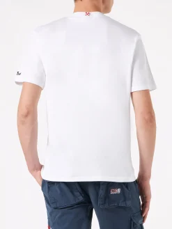 Herren-T-Shirt aus Baumwolle mit St. Barth Tequila-Aufdruck