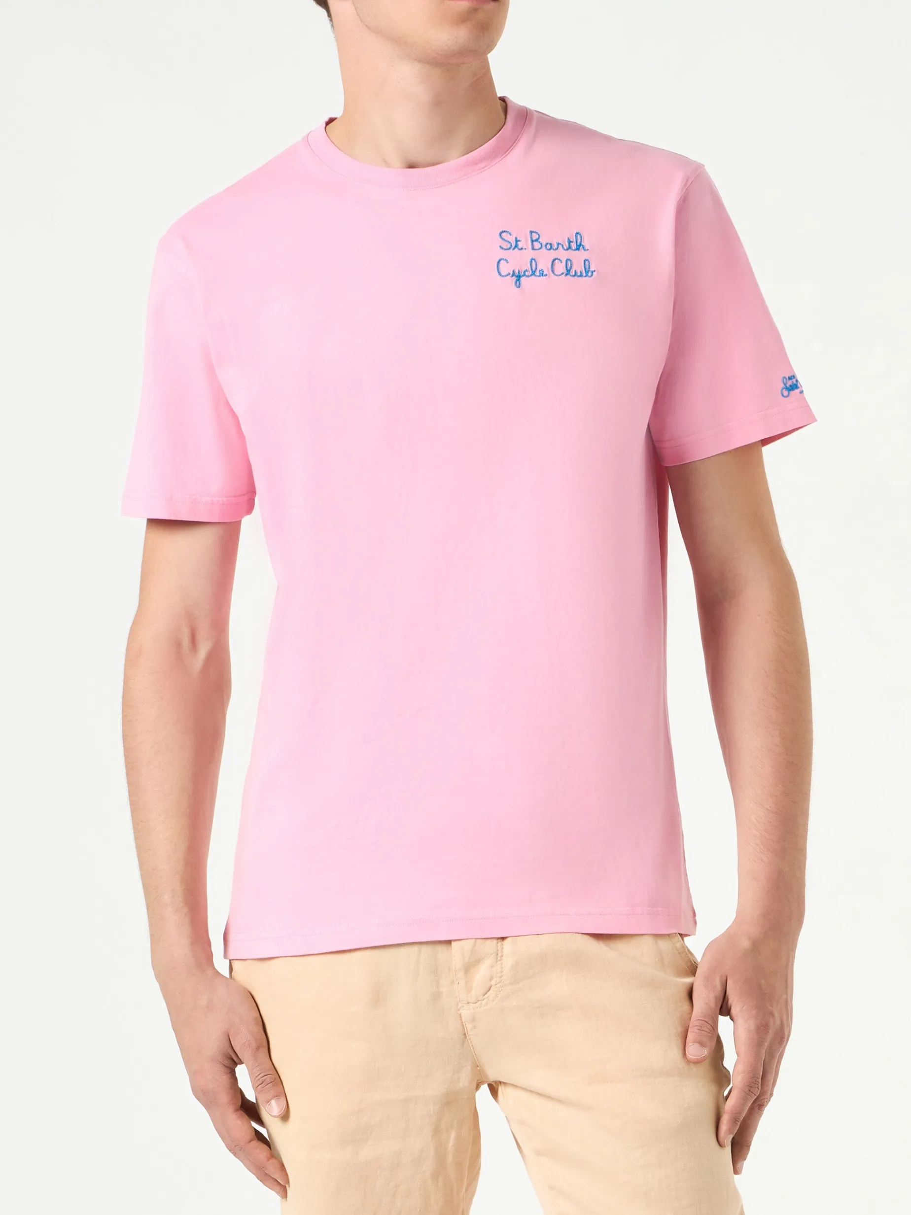 Herren-T-Shirt aus Baumwolle mit Radsport-Homer-Simpson-Aufdruck | DIE SIMPSONS-SONDERAUSGABE