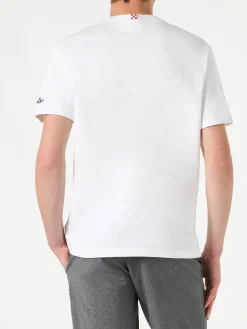 Herren-T-Shirt aus Baumwolle mit „Bad Boy in Roma“-Aufdruck