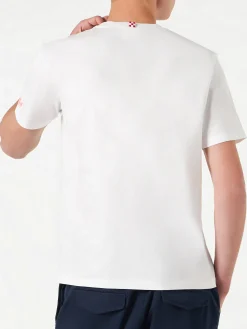 Herren-T-Shirt aus Baumwolle mit Vespa-Aufdruck | VESPA® SONDEREDITION