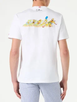Herren-T-Shirt aus Baumwolle mit Simpson-Familienaufdruck | DIE SIMPSON-SONDERAUSGABE