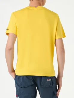 Herren-T-Shirt aus Baumwolle mit Estathé-Enten-Print | ESTATHE' SONDERAUSGABE