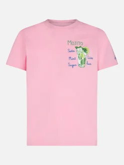 Herren-T-Shirt aus Baumwolle mit Mojito-Aufdruck
