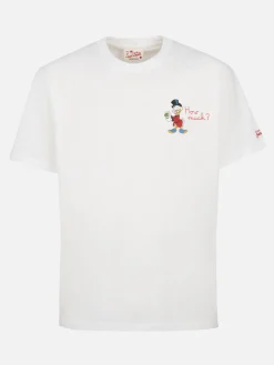 Herren-T-Shirt aus Baumwolle mit Scrooge-Aufdruck und Stickerei | ©DISNEY SONDEREDITION