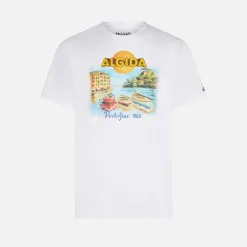 Herren-T-Shirt aus Baumwolle mit Algida Portofino-Aufdruck | ALGIDA® SONDEREDITION