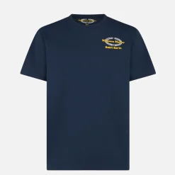 Herren-T-Shirt aus Baumwolle mit Magnum Marine-Aufdruck | MAGNUM MARINE SONDEREDITION