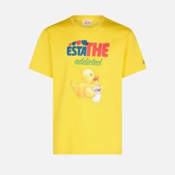 Herren-T-Shirt aus Baumwolle mit Estathé-Enten-Print | ESTATHE' SONDERAUSGABE