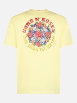 Herren-T-Shirt aus Baumwolle mit platziertem Guns n' Roses-Aufdruck auf Vorder- und Rückseite | GUNS N' ROSES SONDEREDITION