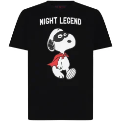 Herren-T-Shirt aus Baumwolle mit Snoopy-Nacht-Legende-Aufdruck | SNOOPY – PEANUTS™ SONDEREDITION