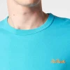 Herren-T-Shirt aus hellblauer Baumwolle