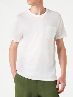 Herren-T-Shirt aus Leinenjersey